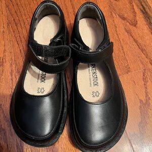Birkenstock Kids Black Mary Jane Shoes